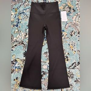 NWT Athleta Elation Rib Crop Flare black sz small